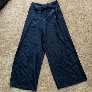 UO Checkered Silk Pants